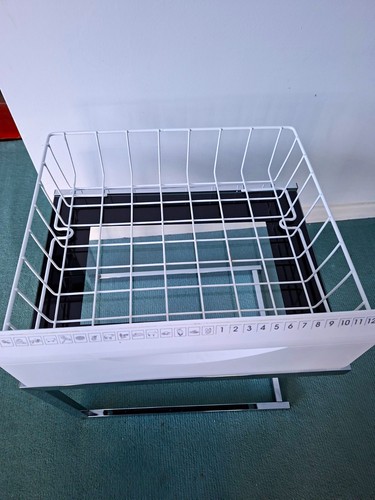 White wire chest freezer - wire,