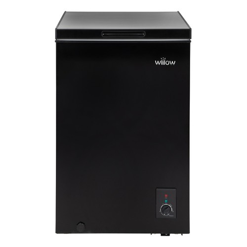 Chest freezer black - black, 99l