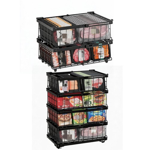 4pcs freezer baskets - 2/4pcs,