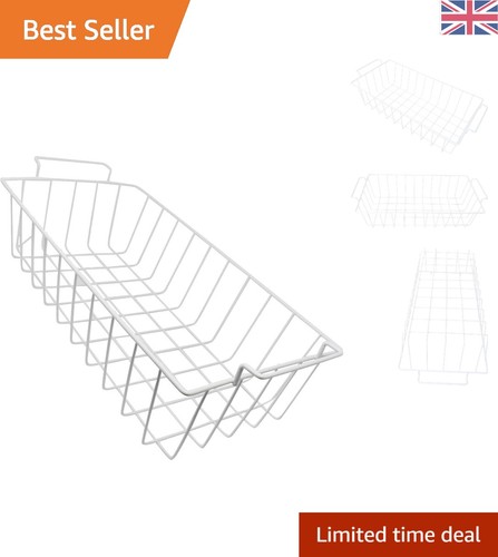 Space saving white - wire, basket